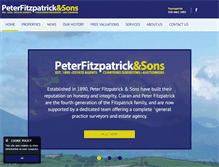 Tablet Screenshot of peterfitzpatrick.co.uk